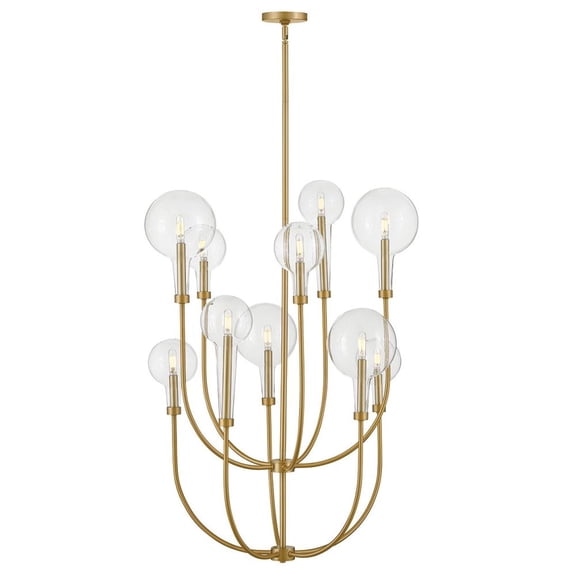 Hinkley Lighting - Alchemy - 50W 10 LED Medium Chandelier-40 Inches Tall and 30