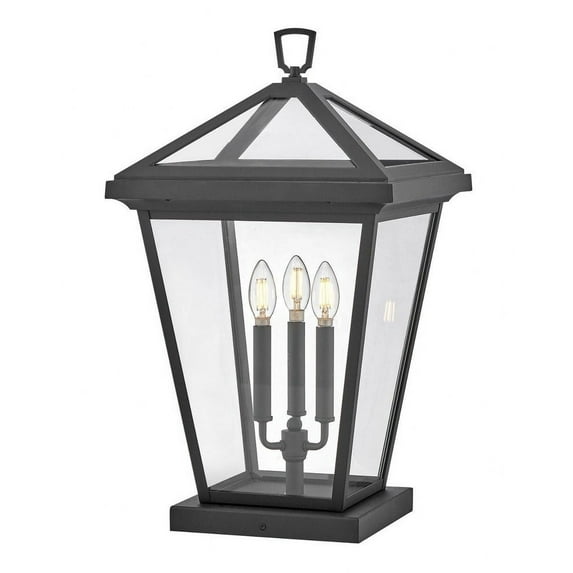 Hinkley Lighting - Alford Place - 15W 3 LED Outdoor Large Pier Mount Lantern In