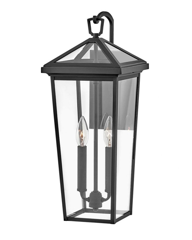 Alford Place Museum Black 2-Light Dimmable Wall Mount