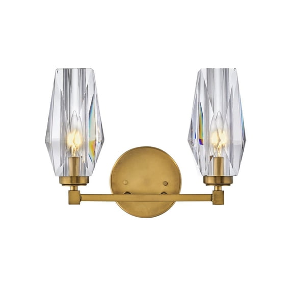 Hinkley Lighting - Ana - 2 Light Bath Vanity in Modern-Glam Style - 13.75 Inches