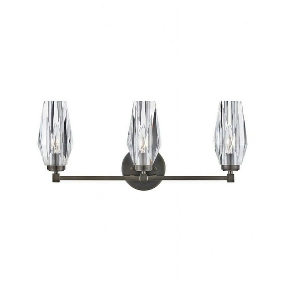 Ana 3 - Light Black Oxide Iron Darkgray Glam / Modern Incandescent Steel Wall Sconce
