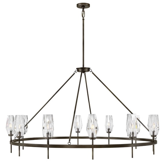 Hinkley Lighting - Ana - 60W 12 LED Extra Large Chandelier-32.25 Inches Tall and