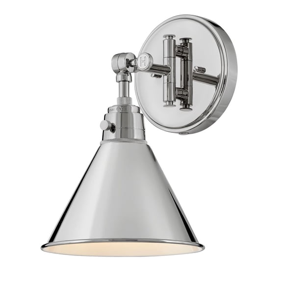 3691PN Hinkley Lighting Arti - 10W 1 LED Wall Sconce-12.25 Inches Tall and 7.75 Inches Wide