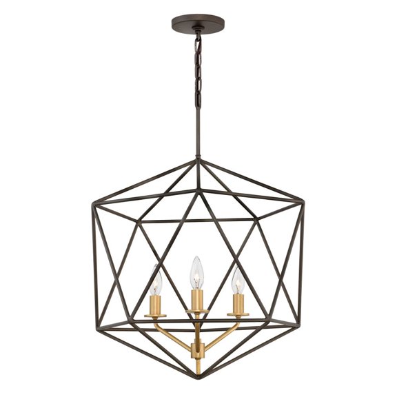 Hinkley Lighting - Astrid - 3 Light Medium Open Frame Chandelier in Transitional