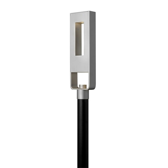 2 Light Large Outdoor Post Top Or Pier Mount Lantern-Titanium Finish-Mr16 Bi-Pin Lamp Base Type-Led Lamping Type Hinkley Lighting 1641Tt-Ll