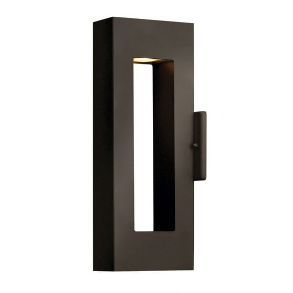 6.5 Inch 2 Light Medium Outdoor Wall Lantern-Bronze Finish-Mr16 Bi-Pin Lamp Base Type Hinkley Lighting 1640Bz-Ll