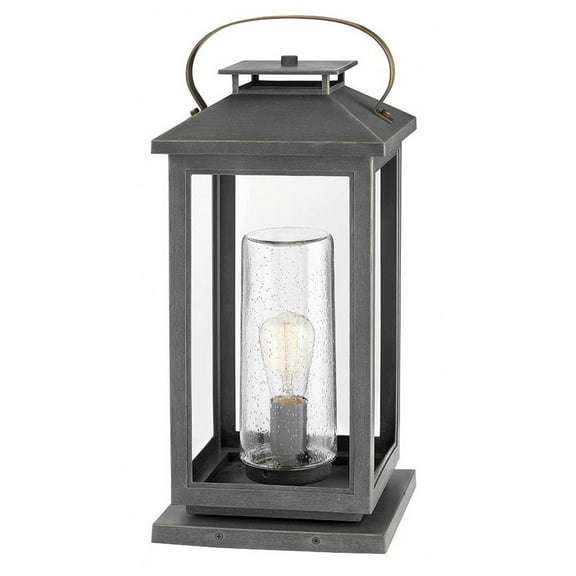 1 Light Medium Outdoor Pier Mount-Ash Bronze Finish-Incandescent Lamping Type-120 Voltage Hinkley Lighting 1167Ah