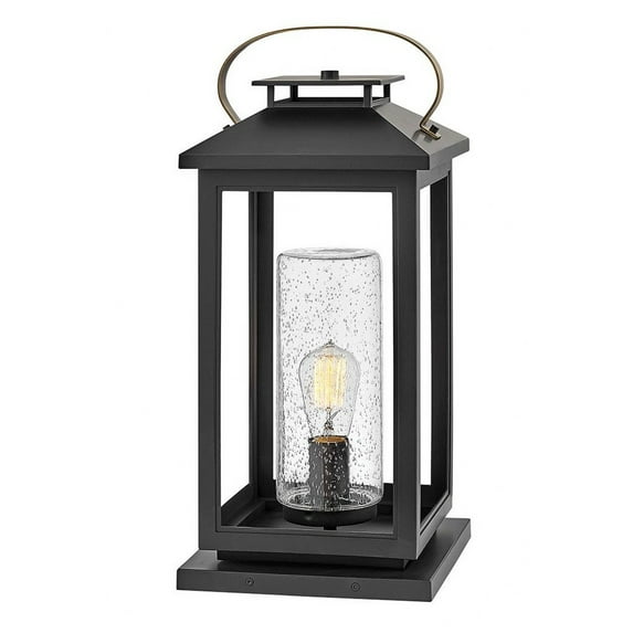 1 Light Medium Outdoor Pier Mount-Black Finish-Incandescent Lamping Type-120 Voltage Hinkley Lighting 1167Bk