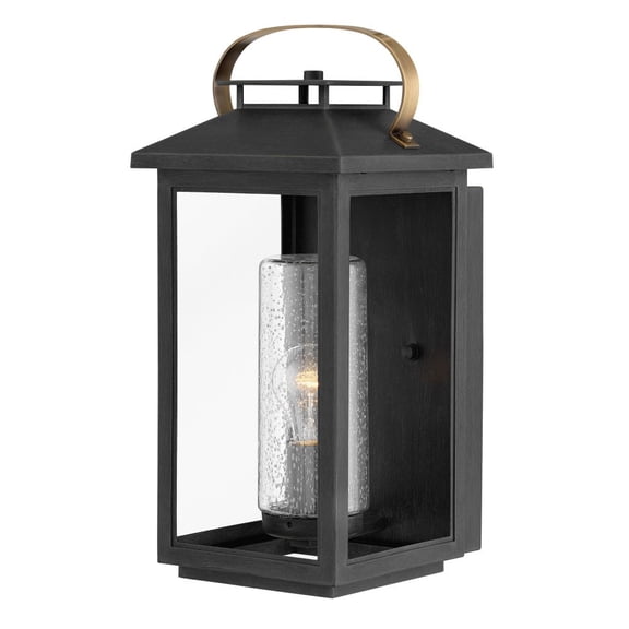 1164BK-LL Hinkley Lighting Atwater - 1 Light Medium Outdoor Wall Lantern-Black Finish-LED Lamping Type-120 Voltage