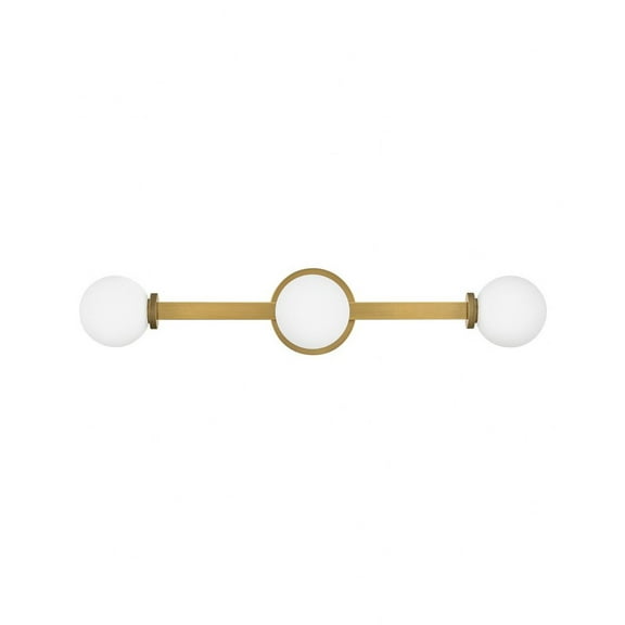 Audrey 3 - Light Heritage Brass Brass Modern / Transitional - LED Steel Wall Sconce