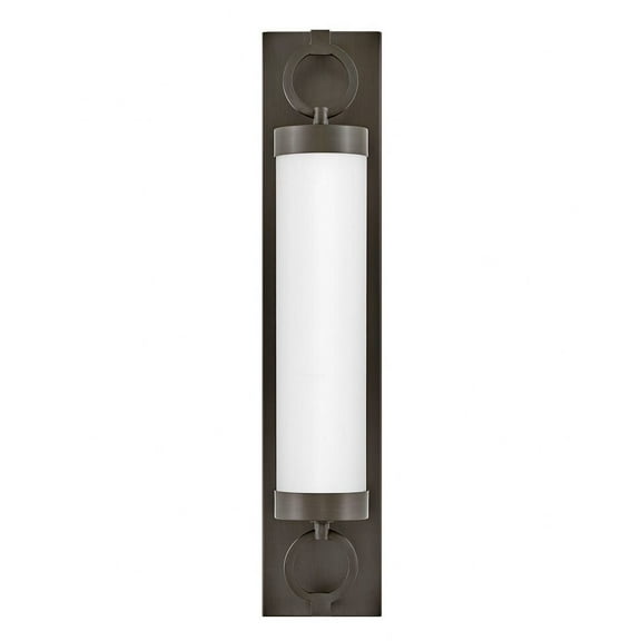 Baylor - Light Black Oxide Iron Darkgray Traditional - LED Steel Wall Sconce