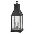 thumbnail image 1 of 3 Light Outdoor Pier Mount In Traditional Style-26.75 Inches Tall And 9.5 Inches Wide-Museum Black Finish-Incandescent Lamping Type Hinkley Lighting, 1 of 2