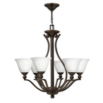 Hinkley Lighting - Bolla - 6 Light Large Chandelier in Transitional Style - 29
