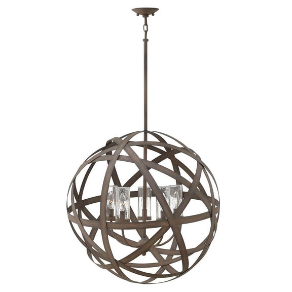 Hinkley Lighting - Carson - 5 Light Large Outdoor Orb Hanging Lantern in