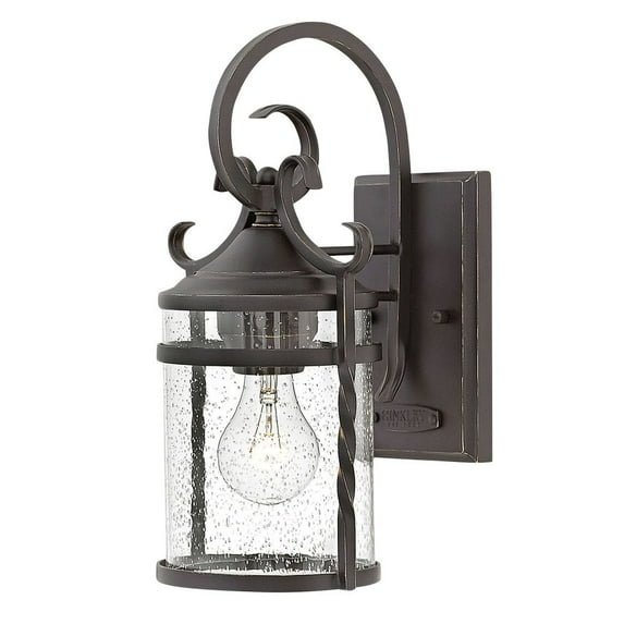 Hinkley Lighting - Casa - 1 Light Small Outdoor Wall Lantern in Rustic Style - 7