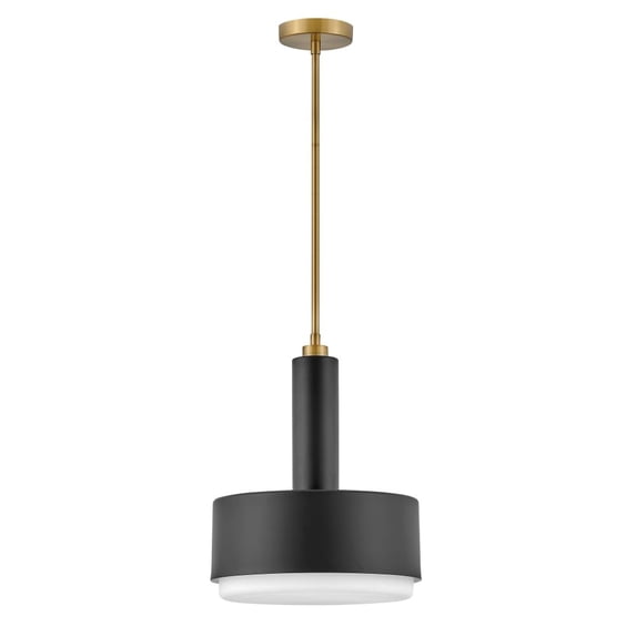 2 Light Medium Pendant-Black Finish Hinkley Lighting 30074Bk