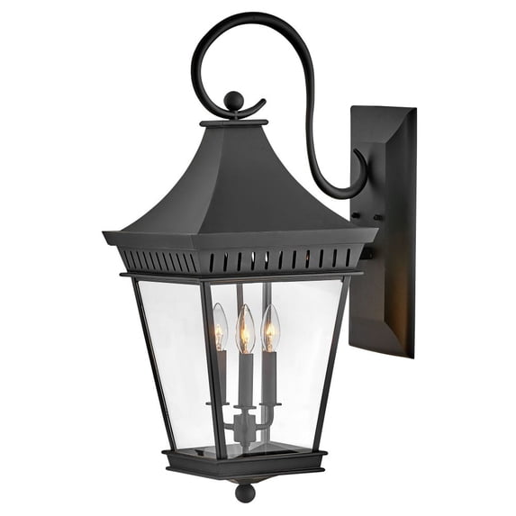 27094MB Hinkley Lighting Chapel Hill - 15W 3 LED Outdoor Large Wall Lantern In Traditional Style-30 Inches Tall and 12.5 Inches Wide