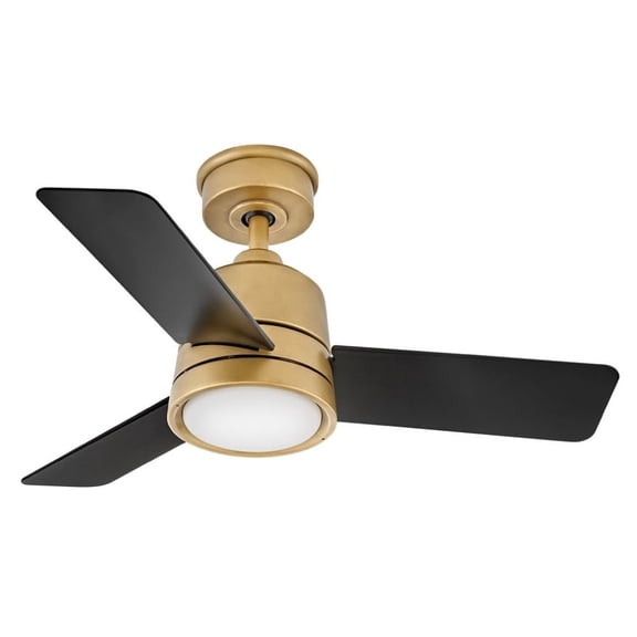 Hinkley Lighting - Chet - 3 Blade Ceiling Fan with Light Kit In Modern