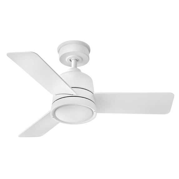Hinkley Lighting - Chet - 3 Blade Ceiling Fan with Light Kit In Modern