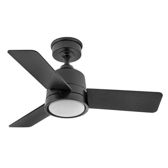 Hinkley Lighting - Chet - 3 Blade Ceiling Fan with Light Kit In Modern