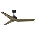 thumbnail image 1 of 903752FDB-NDD Hinkley Lighting Chisel - 3 Blade Ceiling Fan In Modern Style-13.75 Inches Tall and 52 Inches Wide-Matte Black Finish-Driftwood Blade, 1 of 8