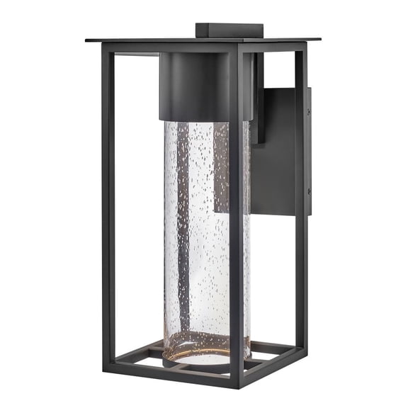 17020BK-LL Hinkley Lighting Coen - 6.5W 1 LED Outdoor Medium Wall Lantern In Modern Style-16 Inches Tall and 8 Inches Wide-Black Finish