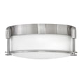 thumbnail image 1 of Hinkley Lighting 3231 Colbin 2 Light 12-1/2" Wide Flush Mount Ceiling Fixture - Nickel, 1 of 2