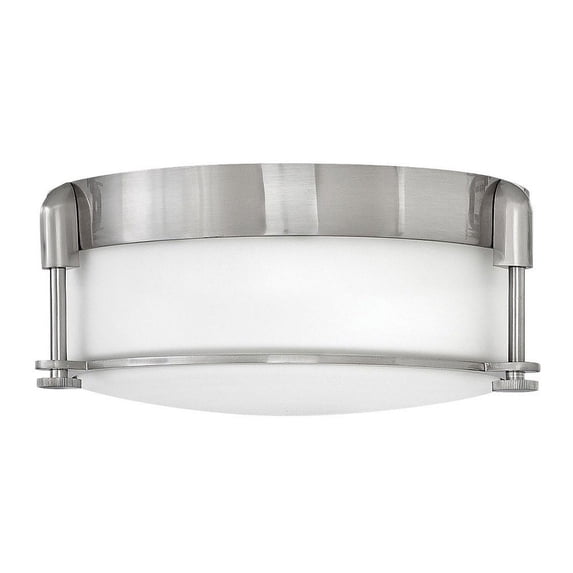 Hinkley Lighting 3231 Colbin 2 Light 12-1/2" Wide Flush Mount Ceiling Fixture - Nickel