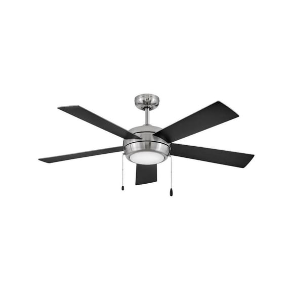 Hinkley Lighting - Croft - 52 Inch 5 Blade Ceiling Fan with Light Kit-Brushed