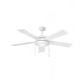 thumbnail image 1 of Hinkley Lighting - Croft - 52 Inch 5 Blade Ceiling Fan with Light Kit-Chalk, 1 of 5