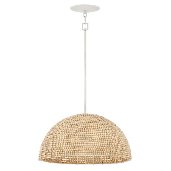 38464TXP-Hinkley Lighting-Dalia - 14W 1 LED Large Pendant In Bohemian Style-10 Inhces Tall and 20 Inches Wide-Textured Plaster Finish