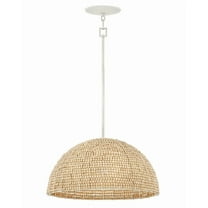 38464TXP-Hinkley Lighting-Dalia - 14W 1 LED Large Pendant In Bohemian Style-10 Inhces Tall and 20 Inches Wide-Textured Plaster Finish