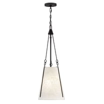 45027BK-Hinkley Lighting-Danvers - 12W 1 LED Small Pendant In Traditional Style-32 Inches Tall and 11 Inches Wide-Black Finish