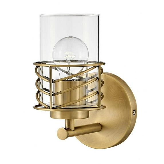 50260LCB Hinkley Lighting Della - 1 Light Bath Vanity In Transitional Style-9.5 Inches Tall and 5.5 Inches Wide-Lacquered Brass Finish
