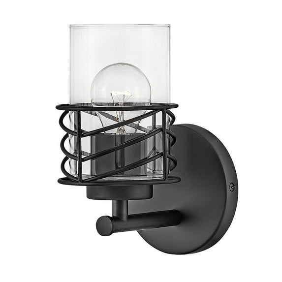 50260BK Hinkley Lighting Della - 1 Light Bath Vanity In Transitional Style-9.5 Inches Tall and 5.5 Inches Wide-Black Finish