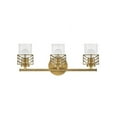 thumbnail image 1 of Della 3 - Light Lacquered Brass Brass Mid Century Modern / Transitional Incandescent Steel Wall Sconce, 1 of 8