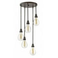 thumbnail image 1 of Hinkley Lighting - Denton - 15.75 Inch Five Light Chandelier   Industrial Iron, 1 of 3