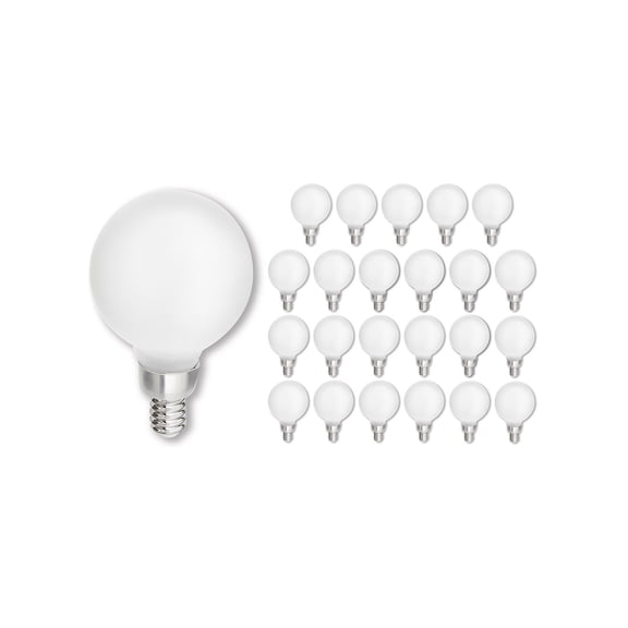 Hinkley Lighting E12G162273MW-24 Lumiglo Bulb Pack Of (24) 2 Watt White G16 Led Candelabra