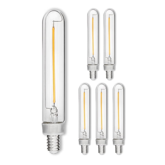 Hinkley Lighting E12T62245CL-6 Lumiglo Bulb Pack Of (6) 5" Long 2 Watt Clear Candelabra