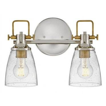 Hinkley Lighting - Easton - 2 Light Bath Vanity-Black/Chrome Finish