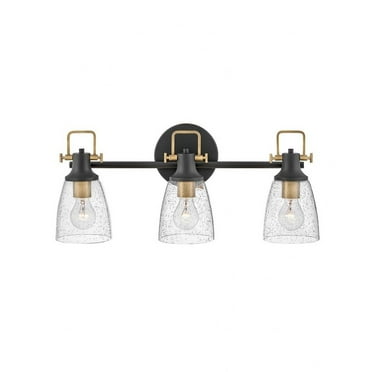 Hinkley Lighting - Easton - 3 Light Bath Vanity-Black/Chrome Finish