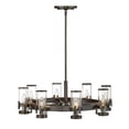 thumbnail image 1 of 38106BX Hinkley Lighting Reeve - 8 Light Medium Chandelier in Traditional-Transitional Style - 27 Inches Wide by 9 Inches High-Black Oxide Finish, 1 of 4