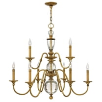 Hinkley Lighting - Eleanor - 9 Light Medium 2-Tier Chandelier in Traditional
