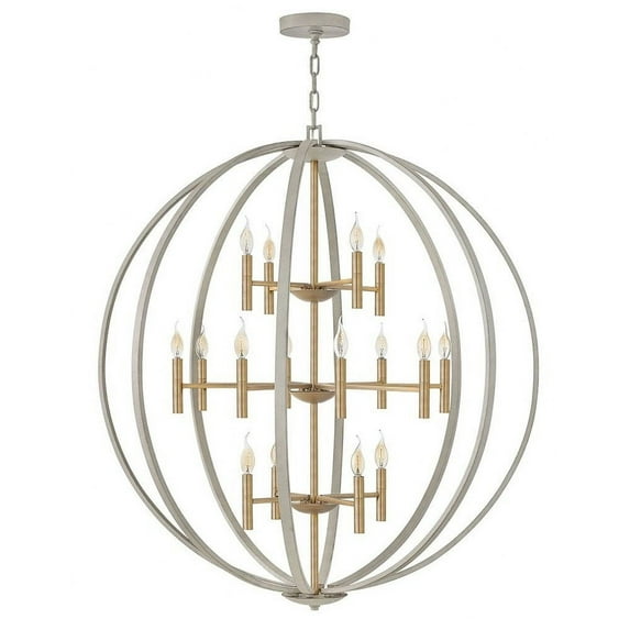 Hinkley Lighting - Euclid - 16 Light Extra Large 3-Tier Orb Chandelier in