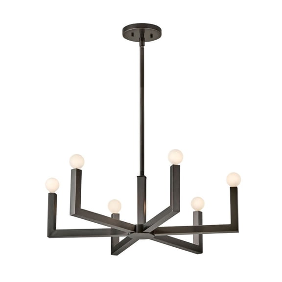 Hinkley Lighting - Ezra - 6 Light Large Chandelier In Transitional and Modern