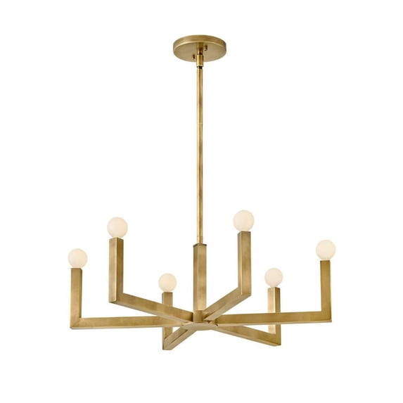 Hinkley Lighting - Ezra - 6 Light Large Chandelier In Transitional and Modern
