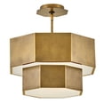 thumbnail image 1 of Hinkley Lighting - Facet - 60W 5 LED Medium Convertible Flush Mount In Modern, 1 of 11