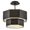 thumbnail image 1 of Hinkley Lighting - Facet - 60W 5 LED Medium Convertible Flush Mount In Modern, 1 of 7