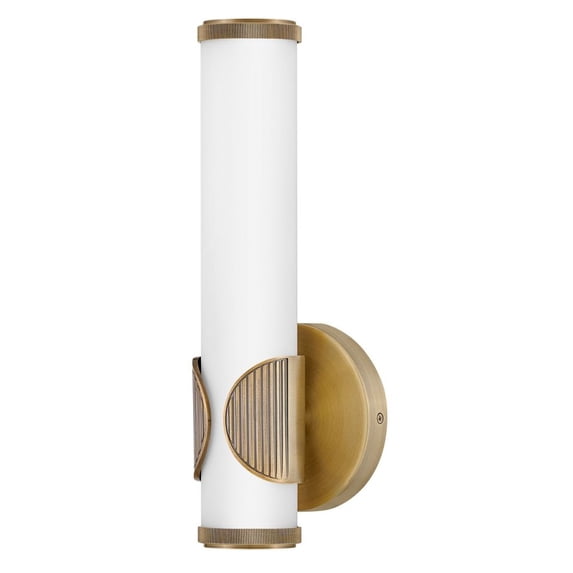 Femi - Light Lacquered Brass Brass Traditional / Transitional - LED Steel Wall Sconce