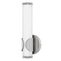 Femi - Light Brushed Nickel / Silver Traditional / Transitional - LED Steel Wall Sconce